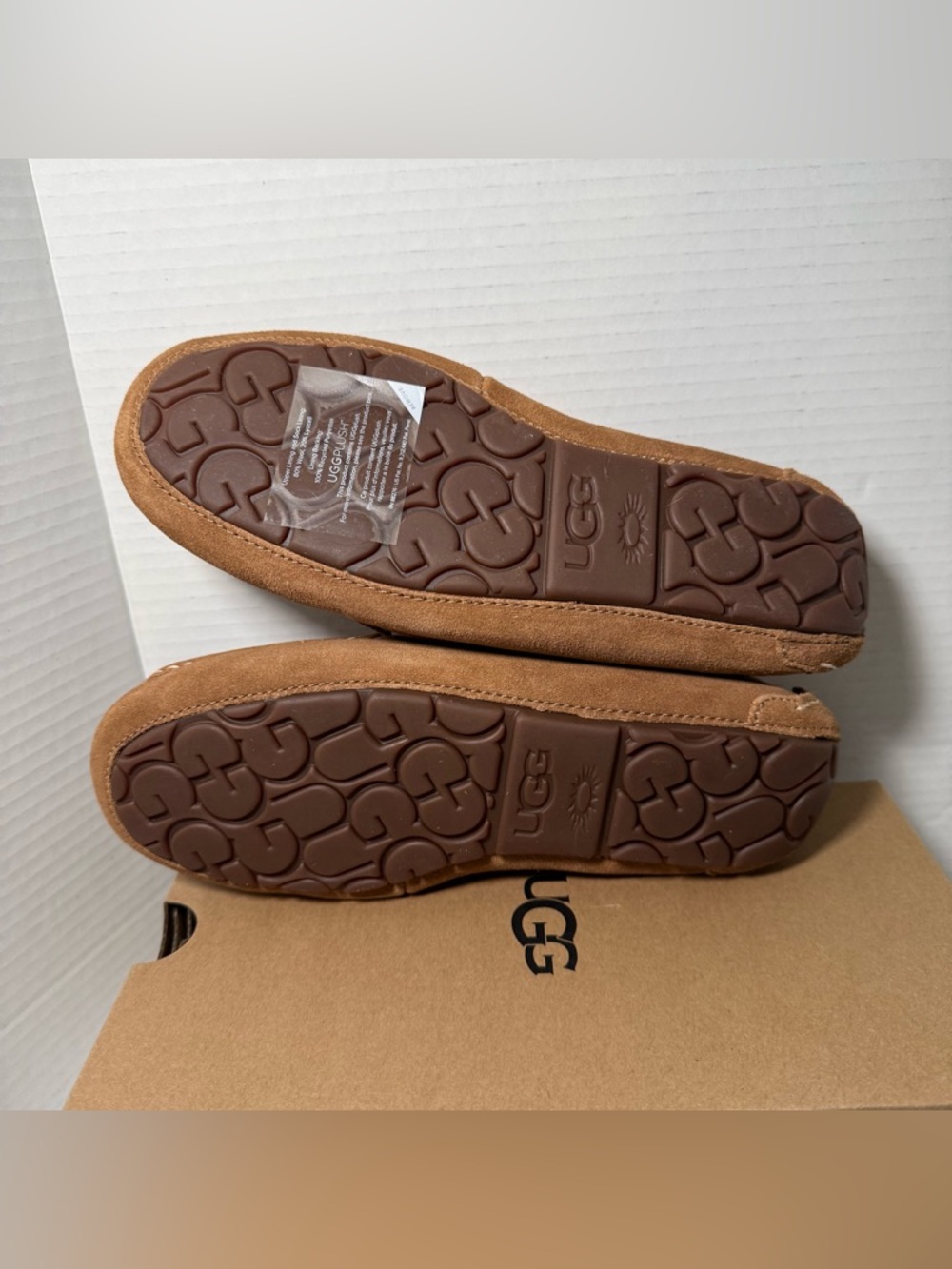 UGG Women's ANSLEY Suede Slipper Shoe CHESTNUT Brown Suede 7US New With Box - Picture 4 of 7